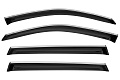 Дефлекторы на окна, брендированные с хром полосой для EXEED VX (M36T/M36TFL)